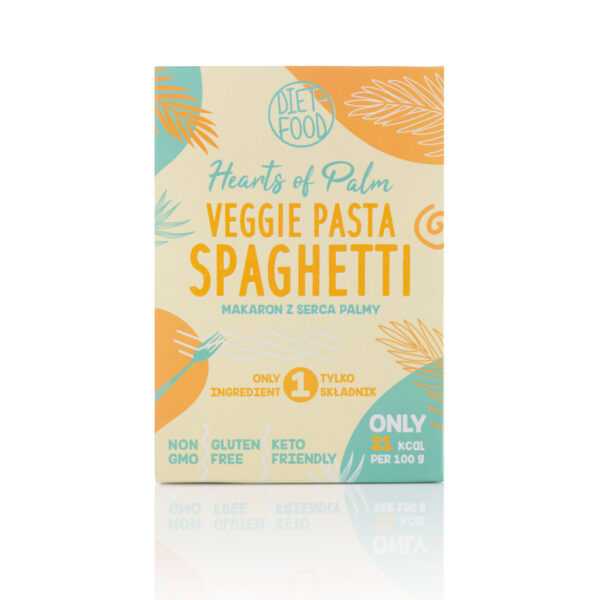Makaron z serca palmy spaghetti z firmy diet food 255g