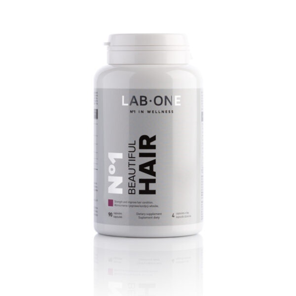 Suplement diety z firmy Lab-One na piękne włosy w opakowaniu 90 kapsułek