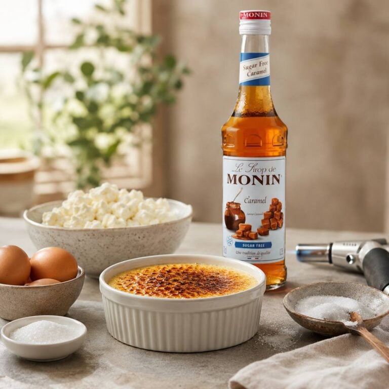 Syrop do Kawy Bezcukrowy - Karmel 0,7l - Monin creme brulee