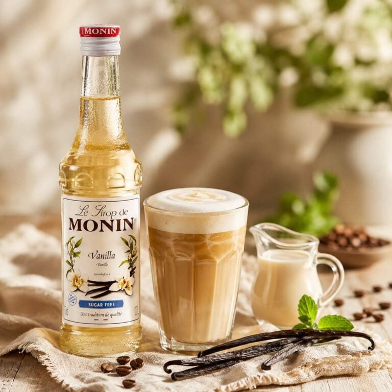 Syrop do Kawy Bezcukrowy - Wanilia 0,7l - Monin Latte