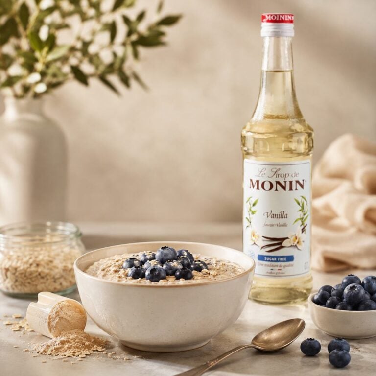 Syrop do Kawy Bezcukrowy - Wanilia 0,7l - Monin Owsianka