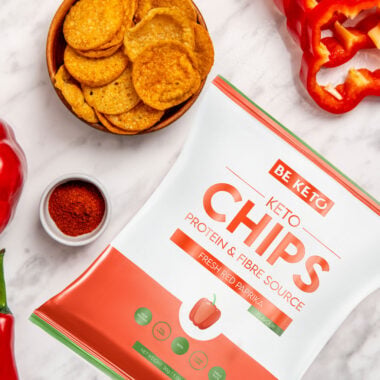 Chipsy Keto - Świeża Czerwona Papryka 30g - BeKeto