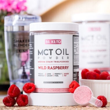 Olej MCT w Proszku - Dzika Malina 300g - BeKeto