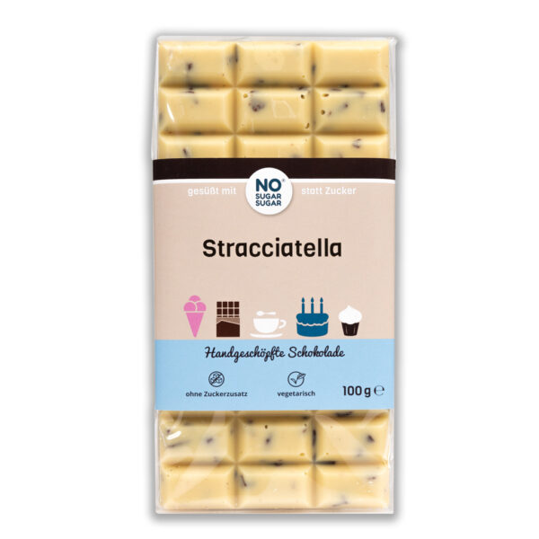 Czekolada Stracciatella - 100g - No Sugar Sugar