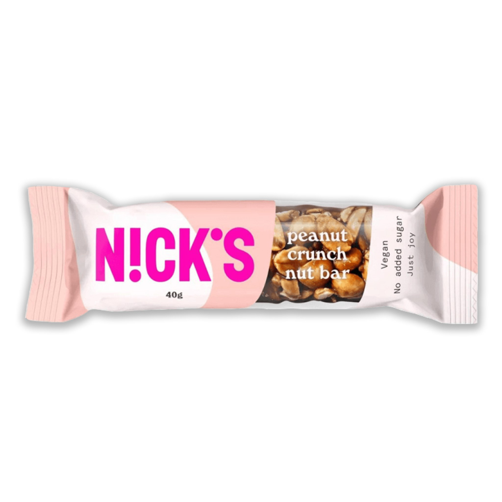 Nick s Peanut Crunch nut bar 40g