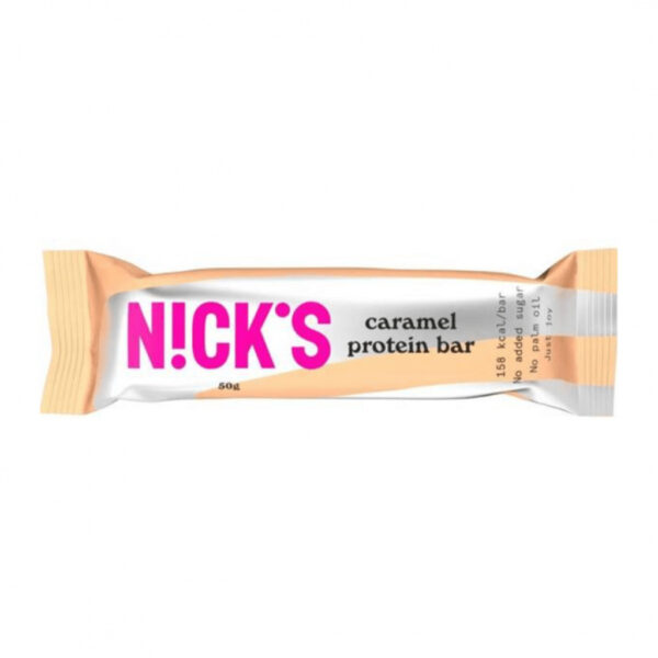 Baton proteinowy o smaku karmelowym - 50g - NICK'S