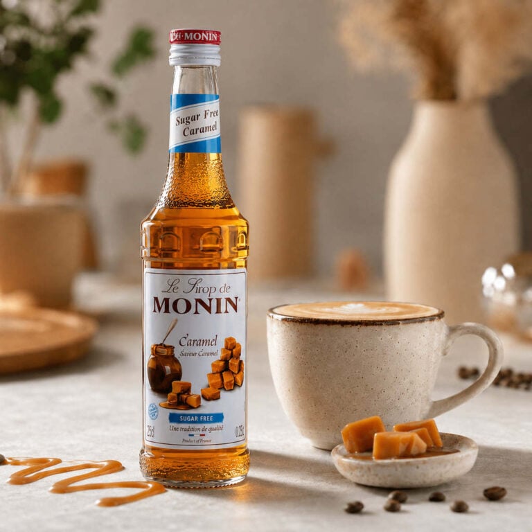 Syrop do Kawy Bezcukrowy - Karmel 250ml - Monin cappucino