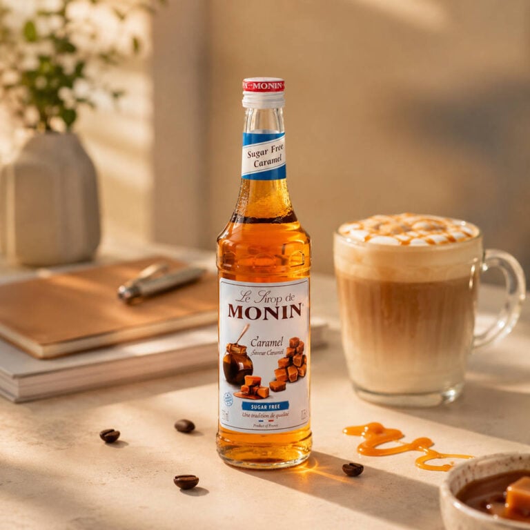Syrop do Kawy Bezcukrowy - Karmel 250ml - Monin kawa