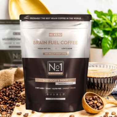 Kawa Rozpuszczalna Brain Fuel - Francuska Wanilia 250g - BeKeto