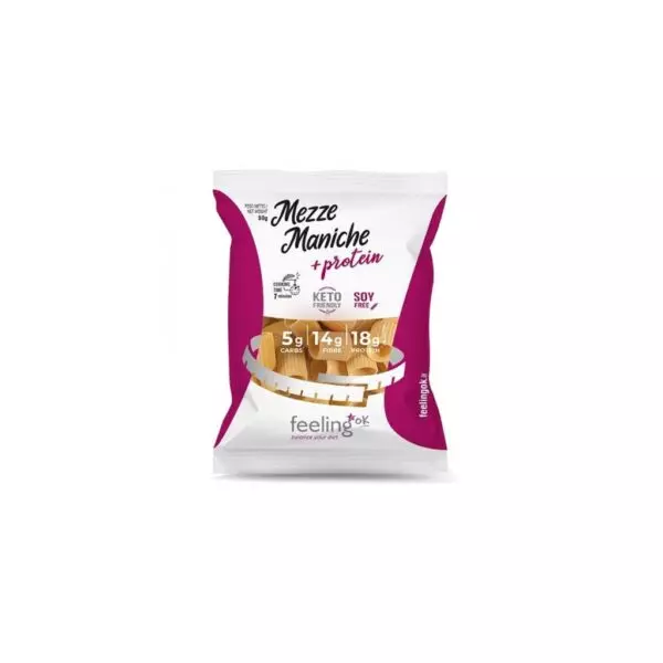 Makaron Mezze Maniche + Protein - 50g - FeelingOk | KetoSklep