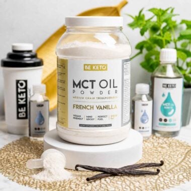 Olej MCT w Proszku - Francuska Wanilia 800g - Beketo