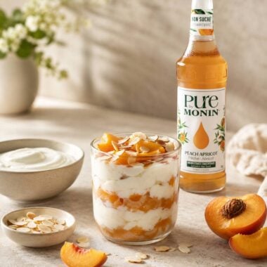 Koncentrat Bezcukrowy PURE (Brzoskwinia Morela) Peach Apricot 0,7l - Monin