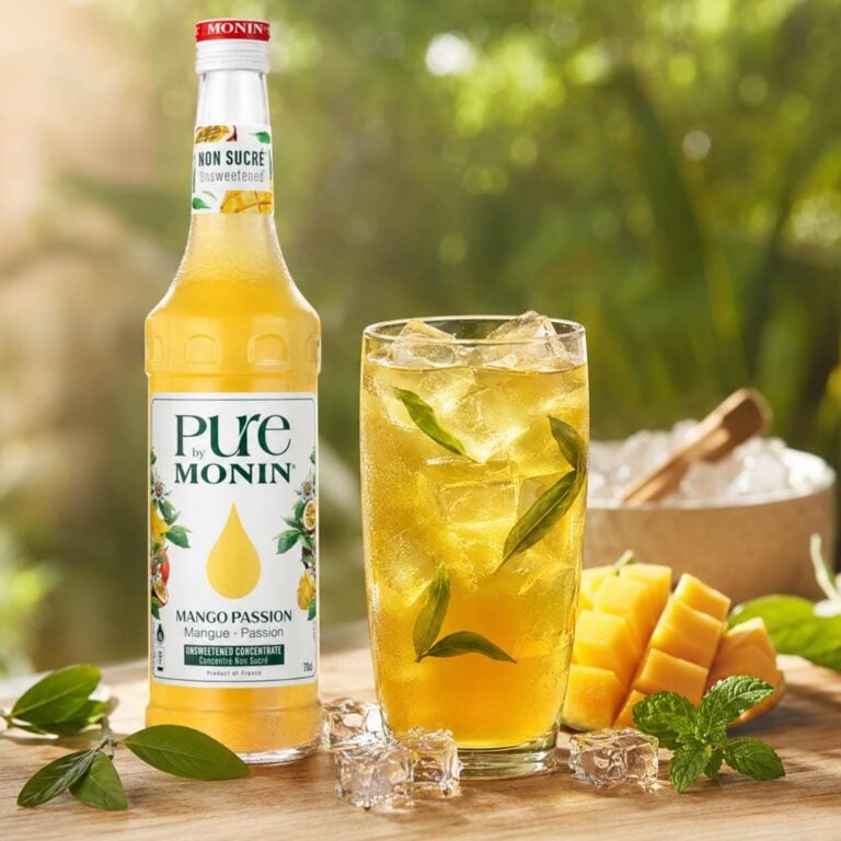 Koncentrat Bezcukrowy PURE (Mango Marakuja) Mango Passion Fruit 0,7l – Monin mrożona herbata