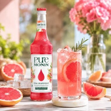 Koncentrat Bezcukrowy PURE (Różowy Grejpfrut) Pink Grapefruit 0,7l - Monin