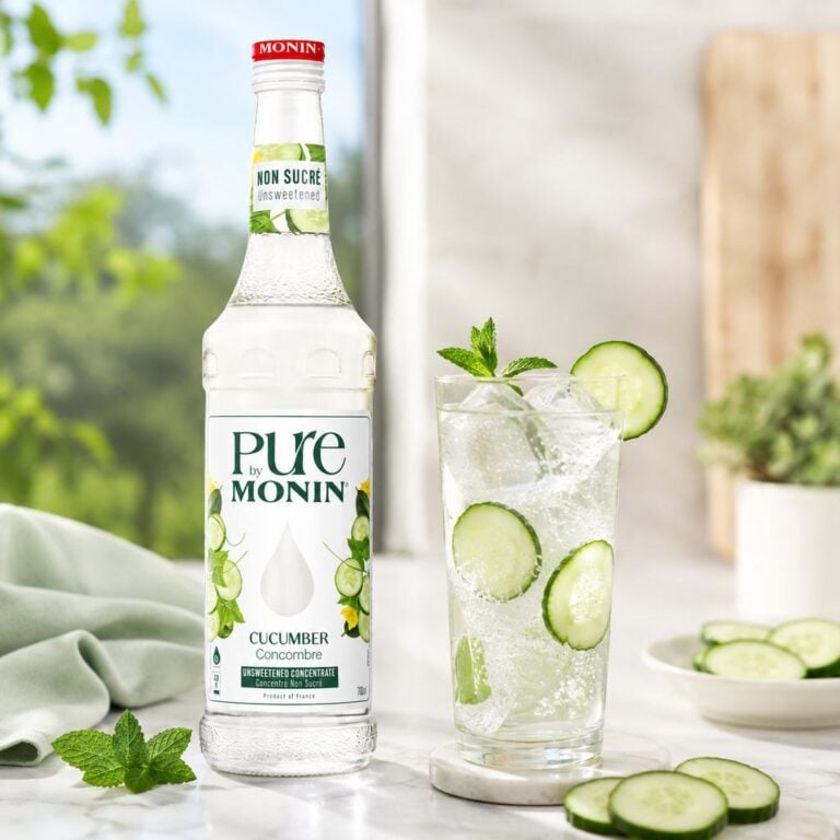Koncentrat Bezcukrowy PURE (Ogórek) Cucumber 0,7l - Monin napój
