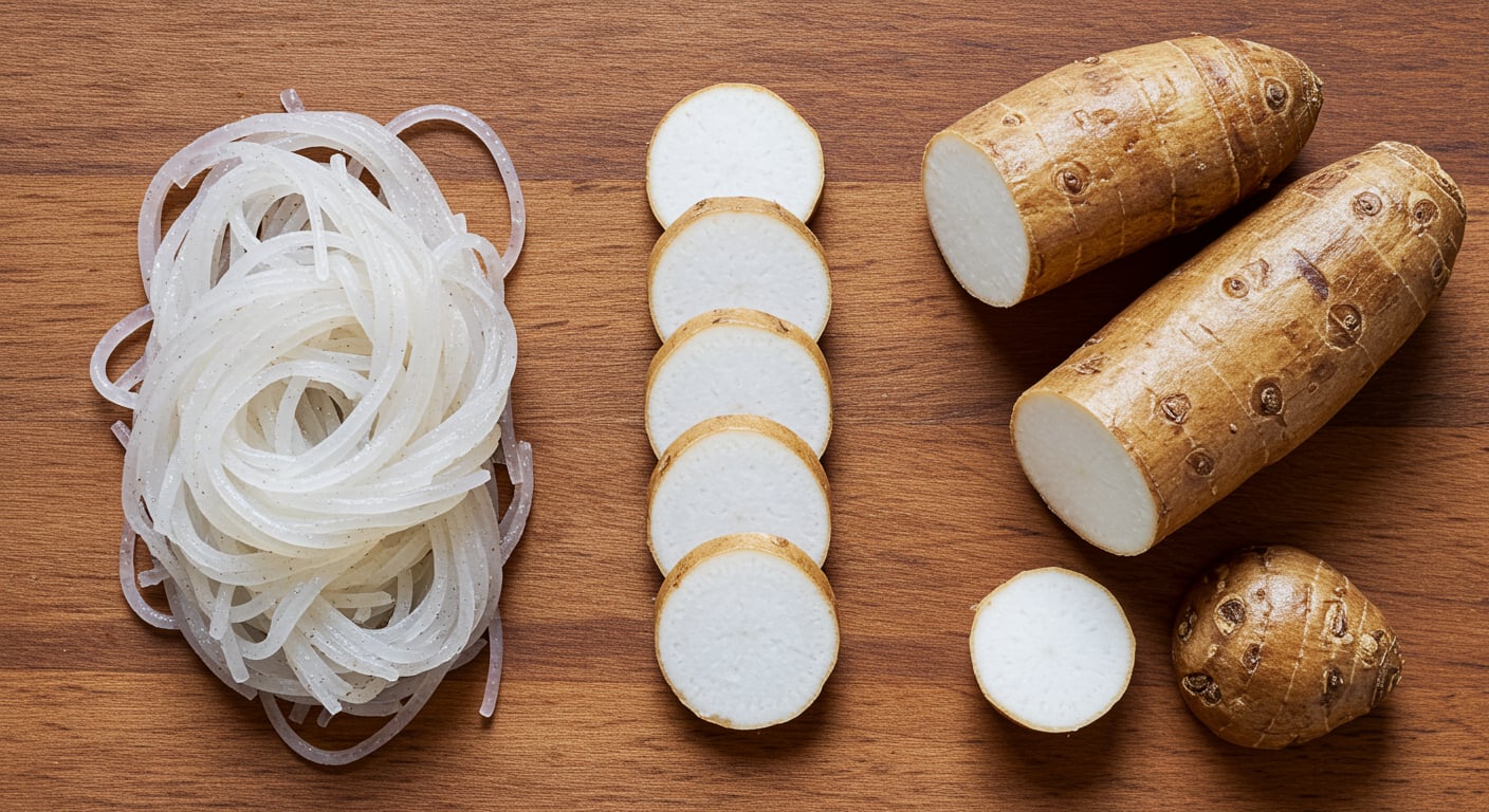 Makaron konjac – z czego jest i jak powstaje?