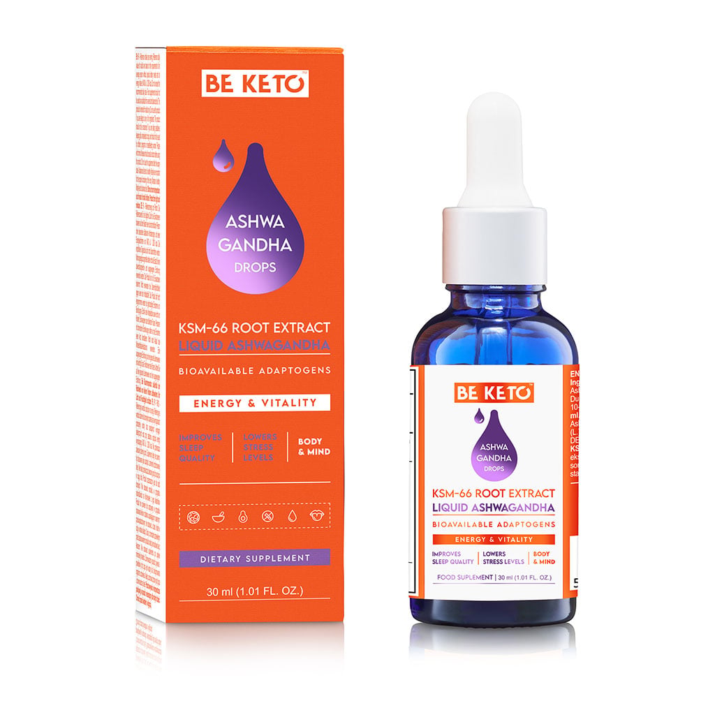 Ashwagandha KSM-66 w Kroplach 30ml - Beketo