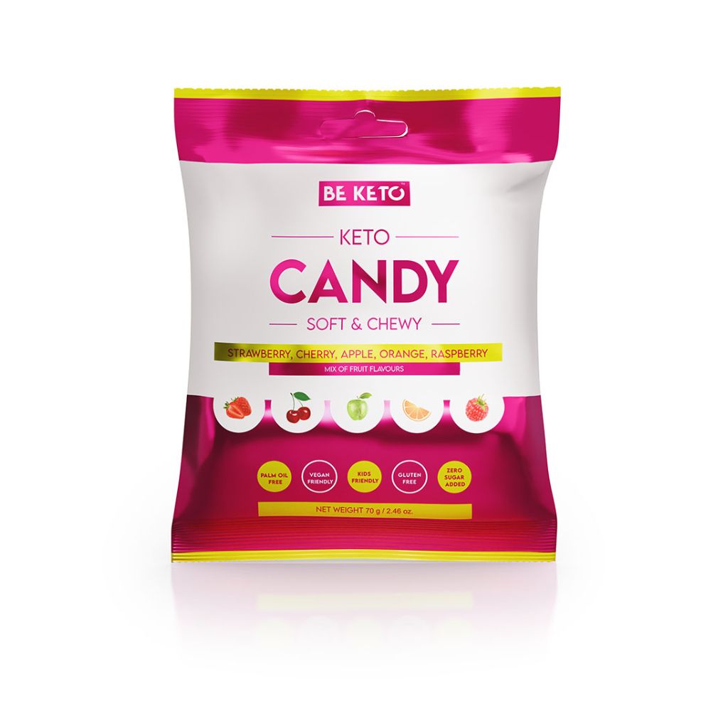 Cukierki Keto - Owocowa Mieszanka 70g - BeKeto