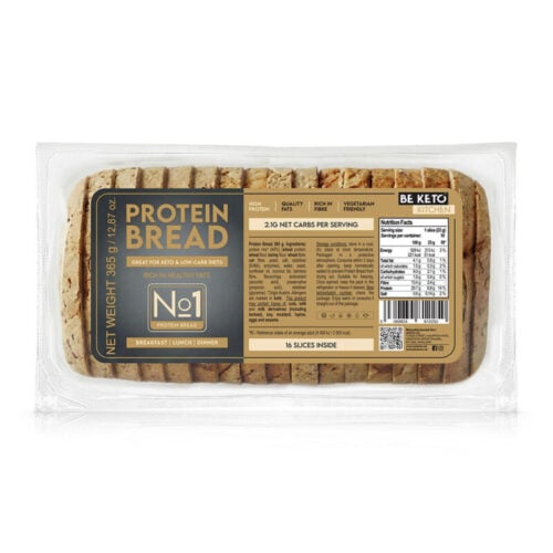 Chleb Tostowy Keto Wysokobiałkowy 365g - Beketo