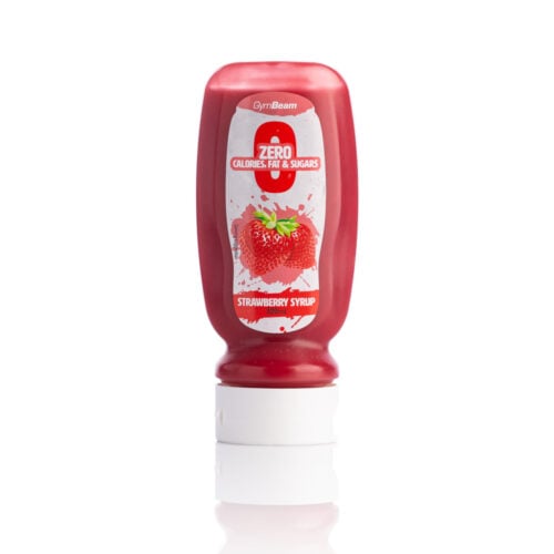 Syrop Bez Kalorii - Truskawkowy 320ml - GymBeam