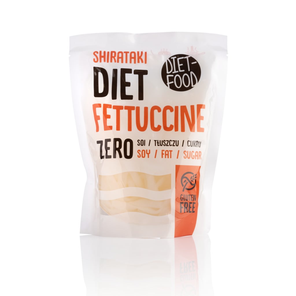 Makaron Niskowęglowodanowy Konjac/Shirataki Fettuccine 200g - Diet-Food