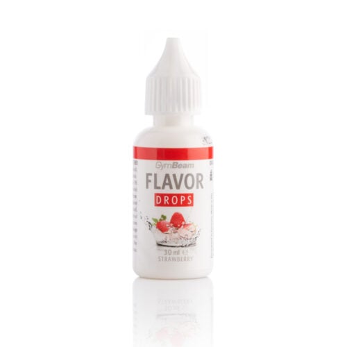 Aromat Słodki Flavor Drops - Truskawka Bez Cukru 30ml - GymBeam