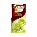 Czekolada biała & herbata Matcha bez dodatku cukru 75g - Torras