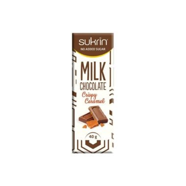 Mleczna Czekolada z Chrupiącym Karmelem 40g - SUKRIN