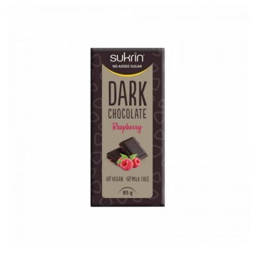 Czekolada Gorzka z Malinami 85g - SUKRIN