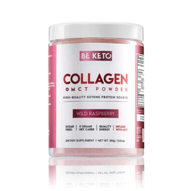 Kolagen z Olejem MCT - Dzika Malina 300g - BeKeto