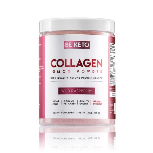 Kolagen z Olejem MCT - Dzika Malina 300g - BeKeto