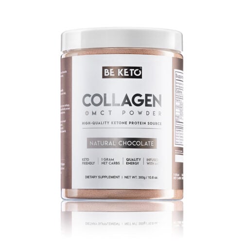 Kolagen z Olejem MCT - Naturalna Czekolada 300g - BeKeto