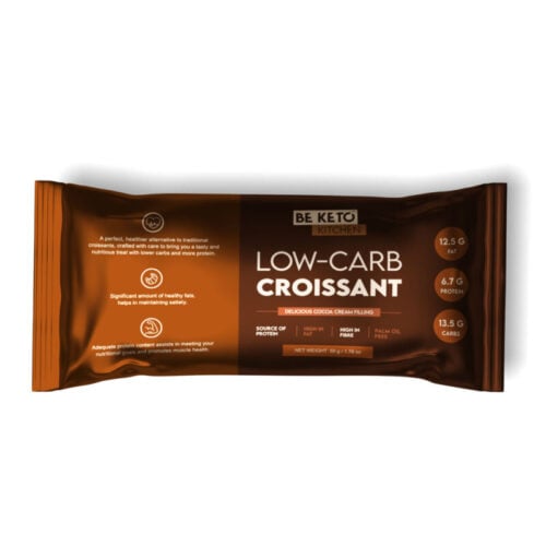 Croissant Niskowęglowodanowy z Nadzieniem Czekoladowym 50g - BeKeto