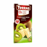 Czekolada biała z kiwi bez dodatku cukru 75g - Torras