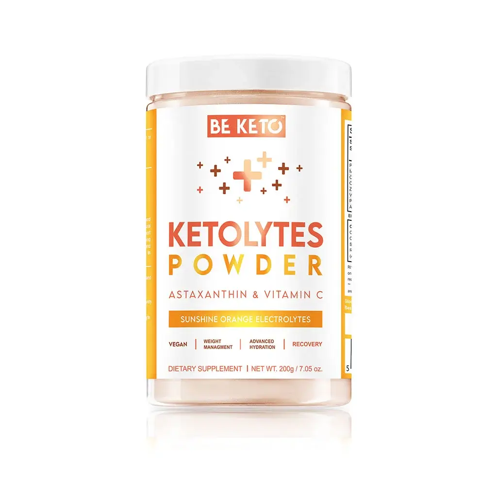 Elektrolity Keto Ketolytes w Proszku - Słoneczna Pomarańcza 200g - BeKeto