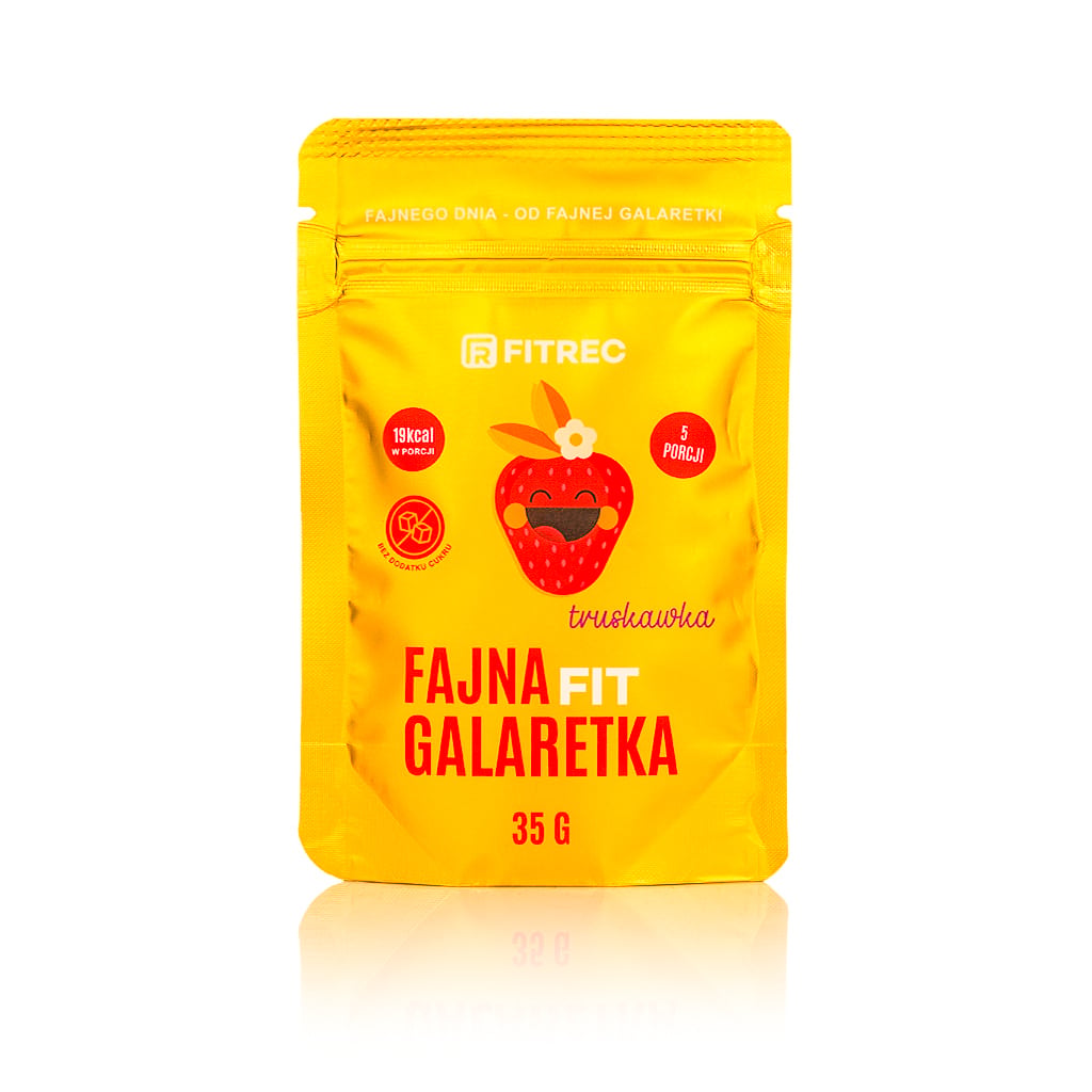 Galaretka Fajna - Truskawka 35g - Fitrec