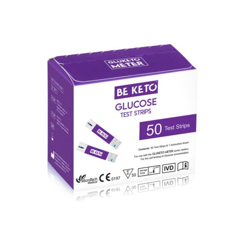 Testy Paskowe Glukoza GluKeto Meter 50 szt. - BeKeto