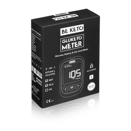 Zestaw Startowy GluKeto Meter do Pomiaru Glukozy i Ketonów - BeKeto
