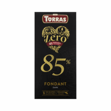 Czekolada gorzka 85% kakao bez dodatku cukru 75g - Torras