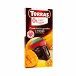 Czekolada gorzka z mango bez dodatku cukru 75g - Torras