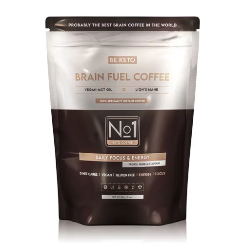 Kawa Rozpuszczalna Brain Fuel - Francuska Wanilia 250g - BeKeto