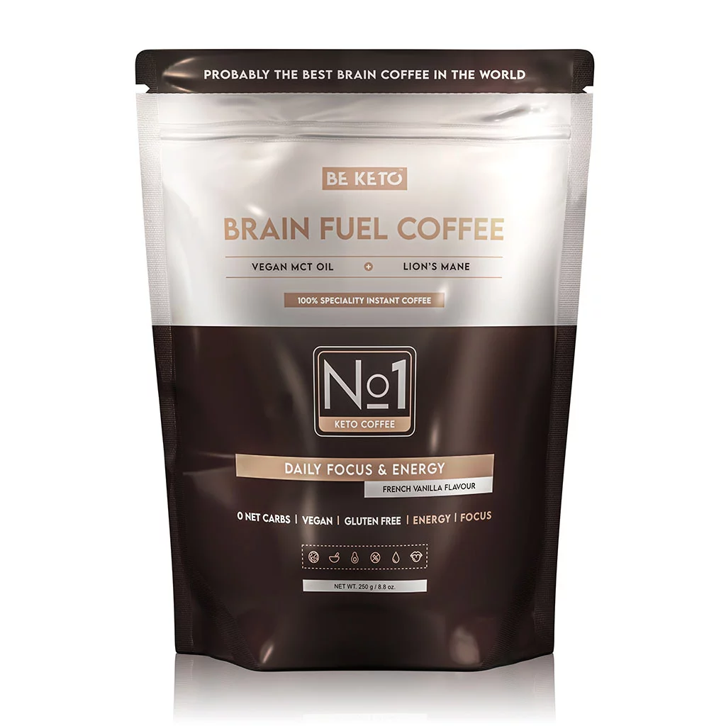 Kawa Rozpuszczalna Brain Fuel - Francuska Wanilia 250g - BeKeto