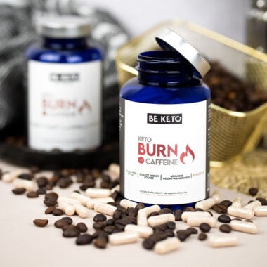 Spalacz Tłuszczu Keto Burn z Kofeiną 180 kaps. - BeKeto