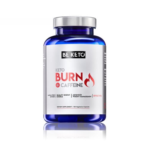 Spalacz Tłuszczu Keto Burn z Kofeiną 180 kaps. - BeKeto