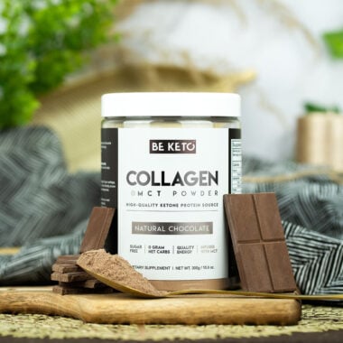 Kolagen z Olejem MCT - Naturalna Czekolada 300g - BeKeto