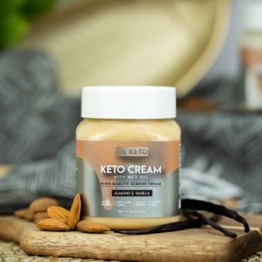 Krem Keto z MCT - Migdał & Wanilia 250g - BeKeto