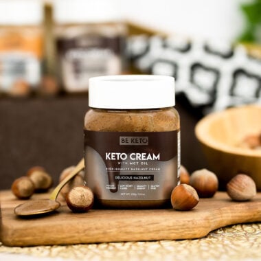 Krem Keto z MCT - Orzech Laskowy 250g - BeKeto