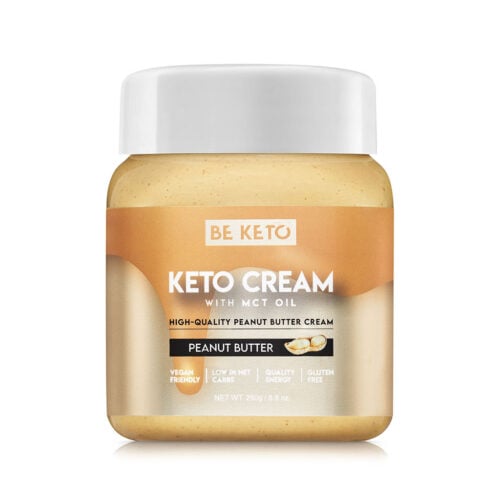 Krem Keto z MCT - Doskonałe Masło Orzechowe 250g - BeKeto