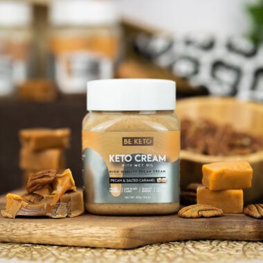 Krem Keto z MCT - Pekan & Słony Karmel 250g - BeKeto