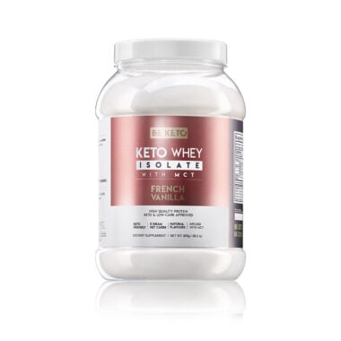 Izolat Białka z Olejem MCT - Francuska Wanilia 800g - BeKeto